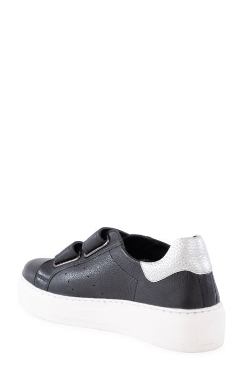 Seychelles Trading Places Platform Sneaker In Black Leather