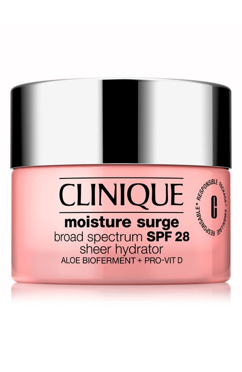 Clinique Moisture Surge Broad Spectrum SPF 28 Sheer Hydrator at Nordstrom