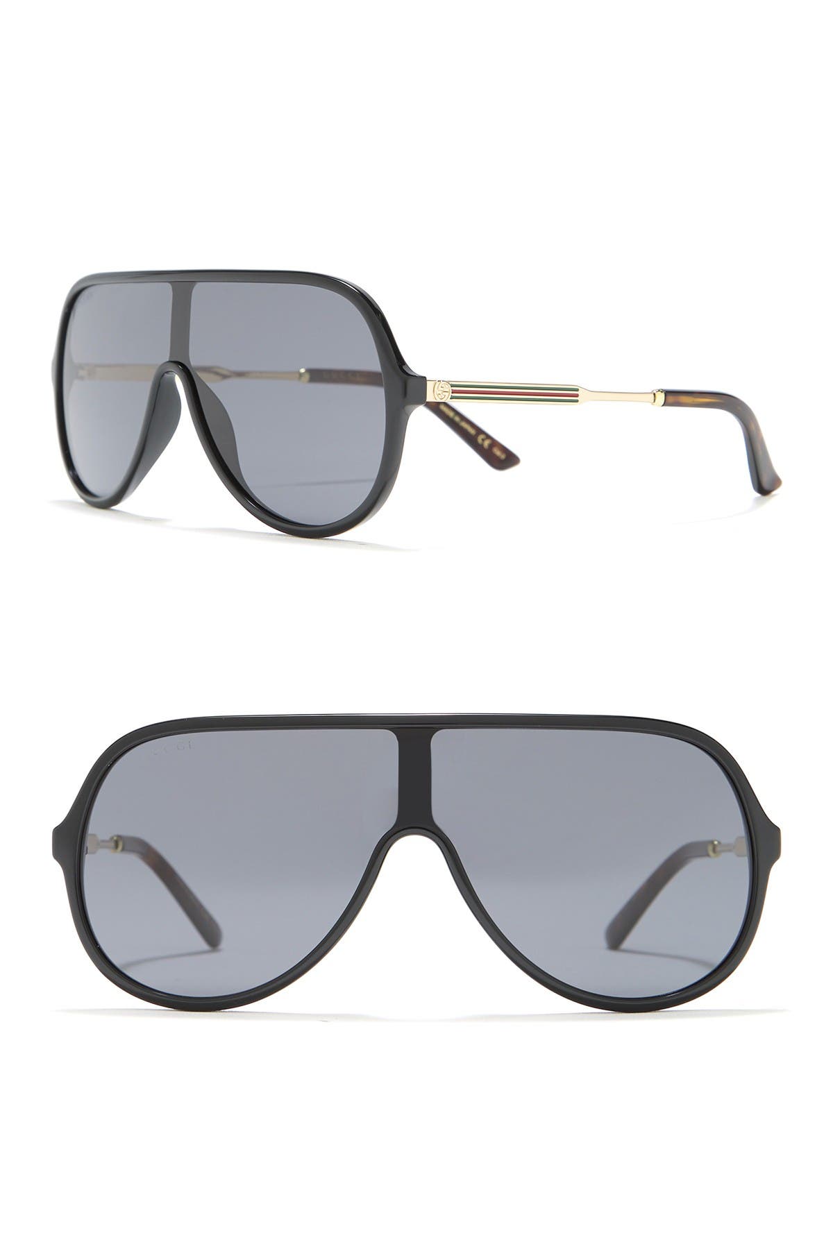 gucci 99mm shield sunglasses