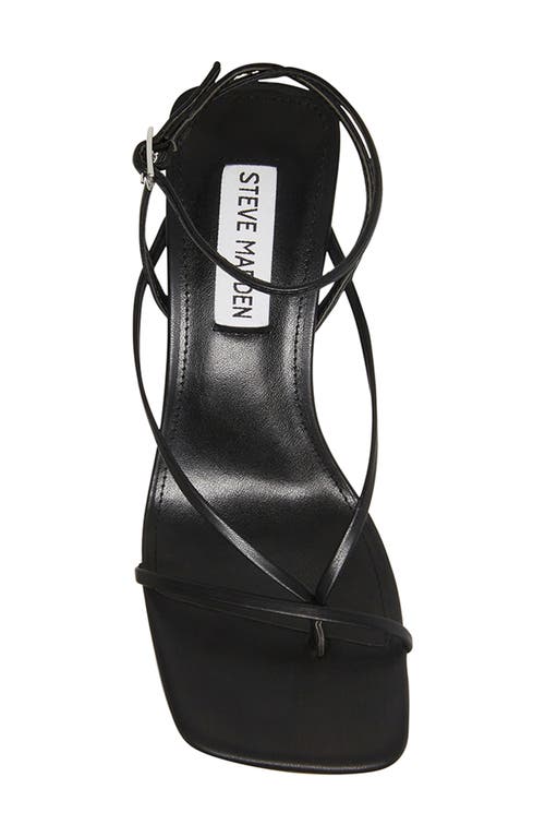 Shop Steve Madden Annie Ankle Strap Sandal In Black