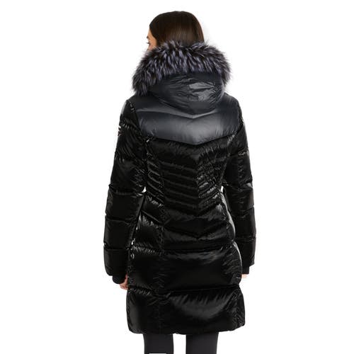PAJAR PAJAR FAYE QUILTED PUFFER WITH FIXED HOOD AND DETACHABLE HOOD AND FAUX FUR TRIM