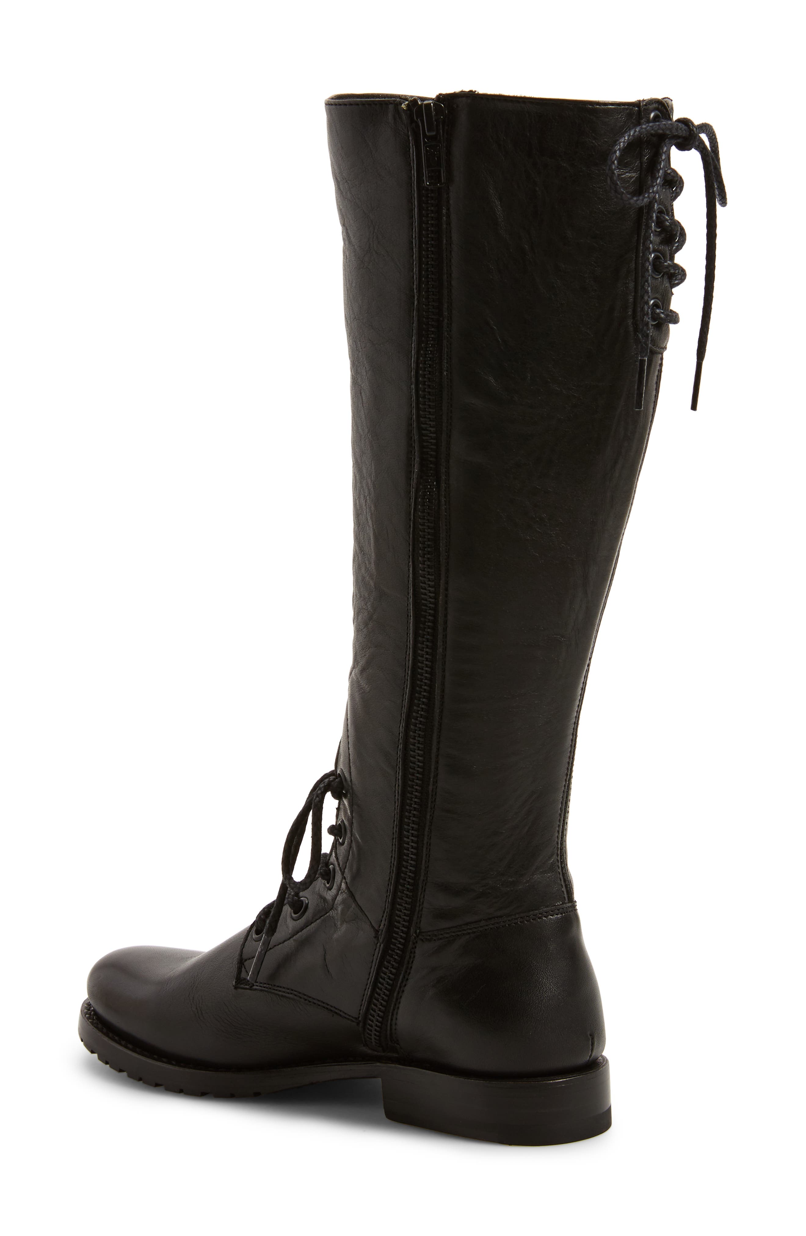 frye natalie combat knee high boot