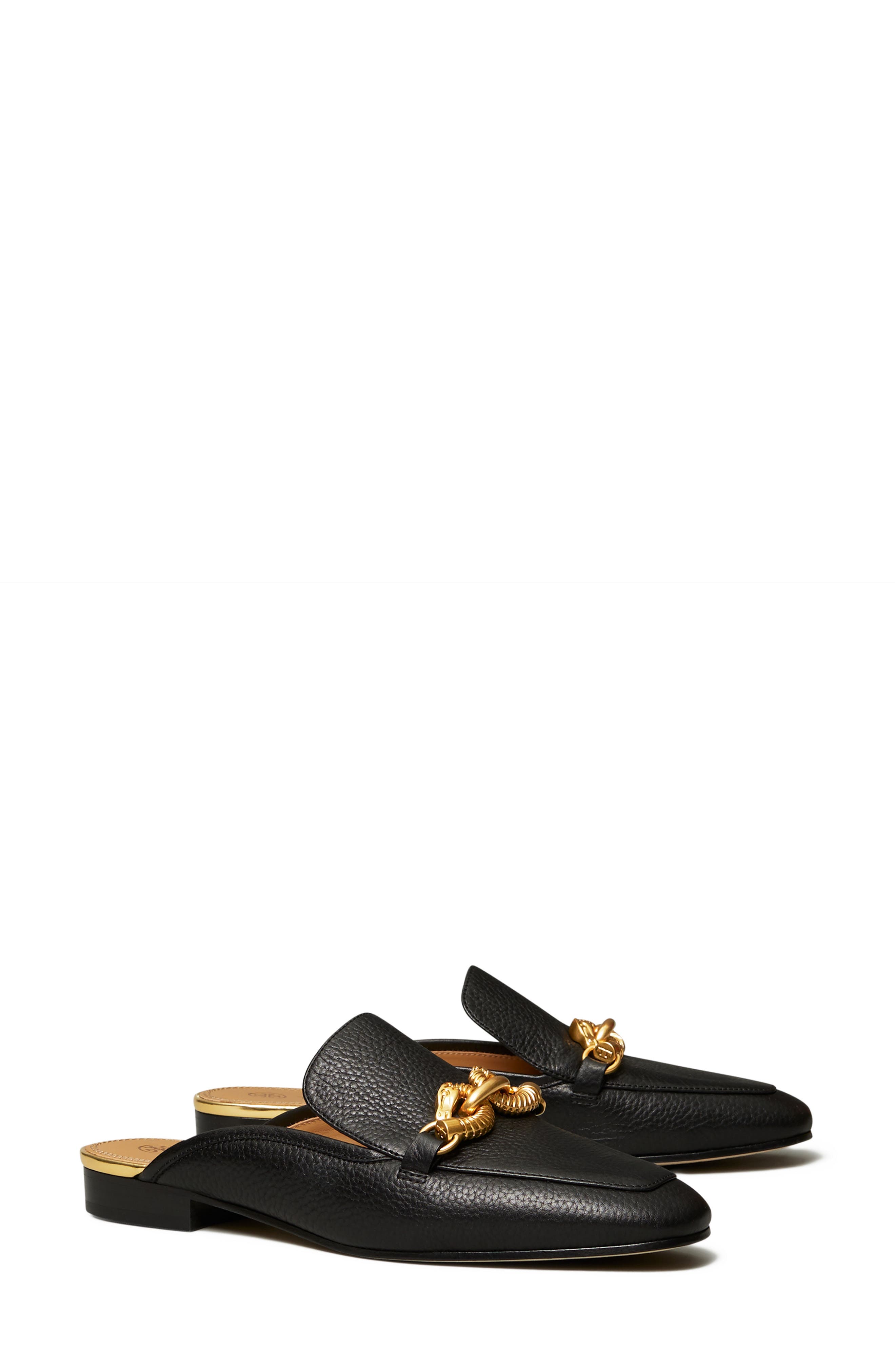 tory burch black mules