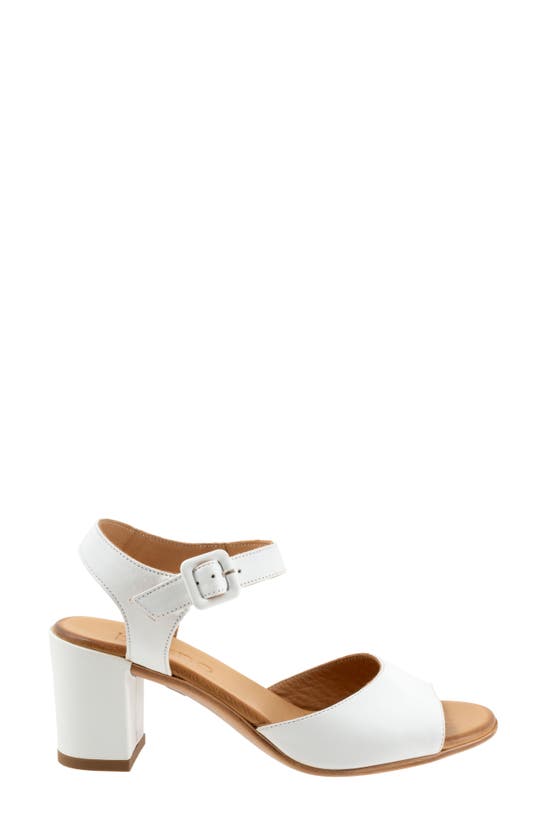 Shop Bueno Natalia Ankle Strap Sandal In White