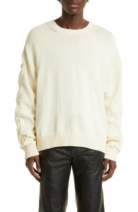 Men's Off-White Sweaters