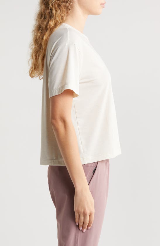 Free Fly Elevate Boxy T-shirt In Heather Birch