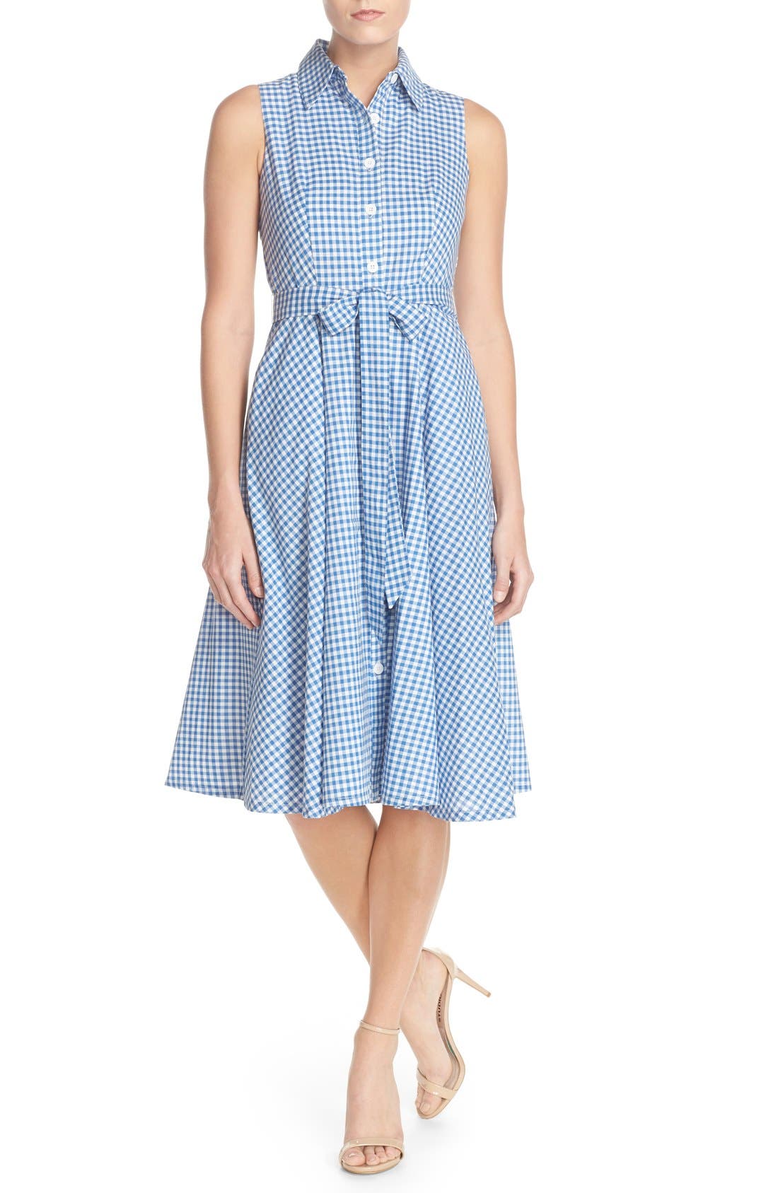 Chetta B Gingham Shirtdress | Nordstrom