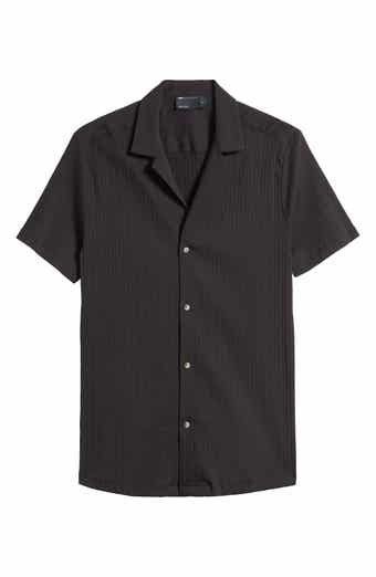 Topman Bandana Jacquard Button-Up Shirt