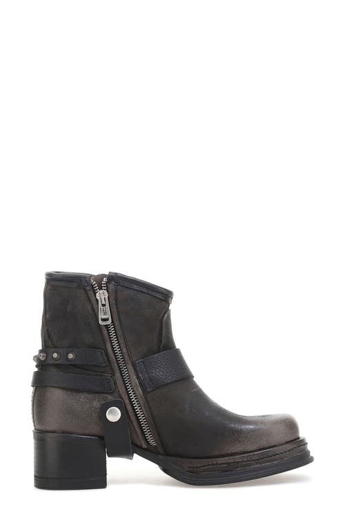 As98 A.s.98 Carter Moto Boot In Brushed Smoke