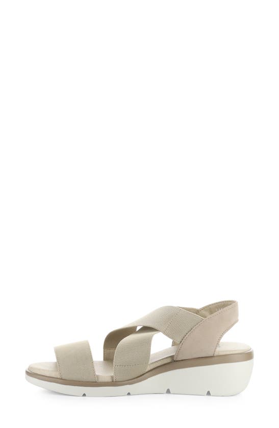 Shop Fly London Noli Slingback Wedge Sandal In Taupe Cupido