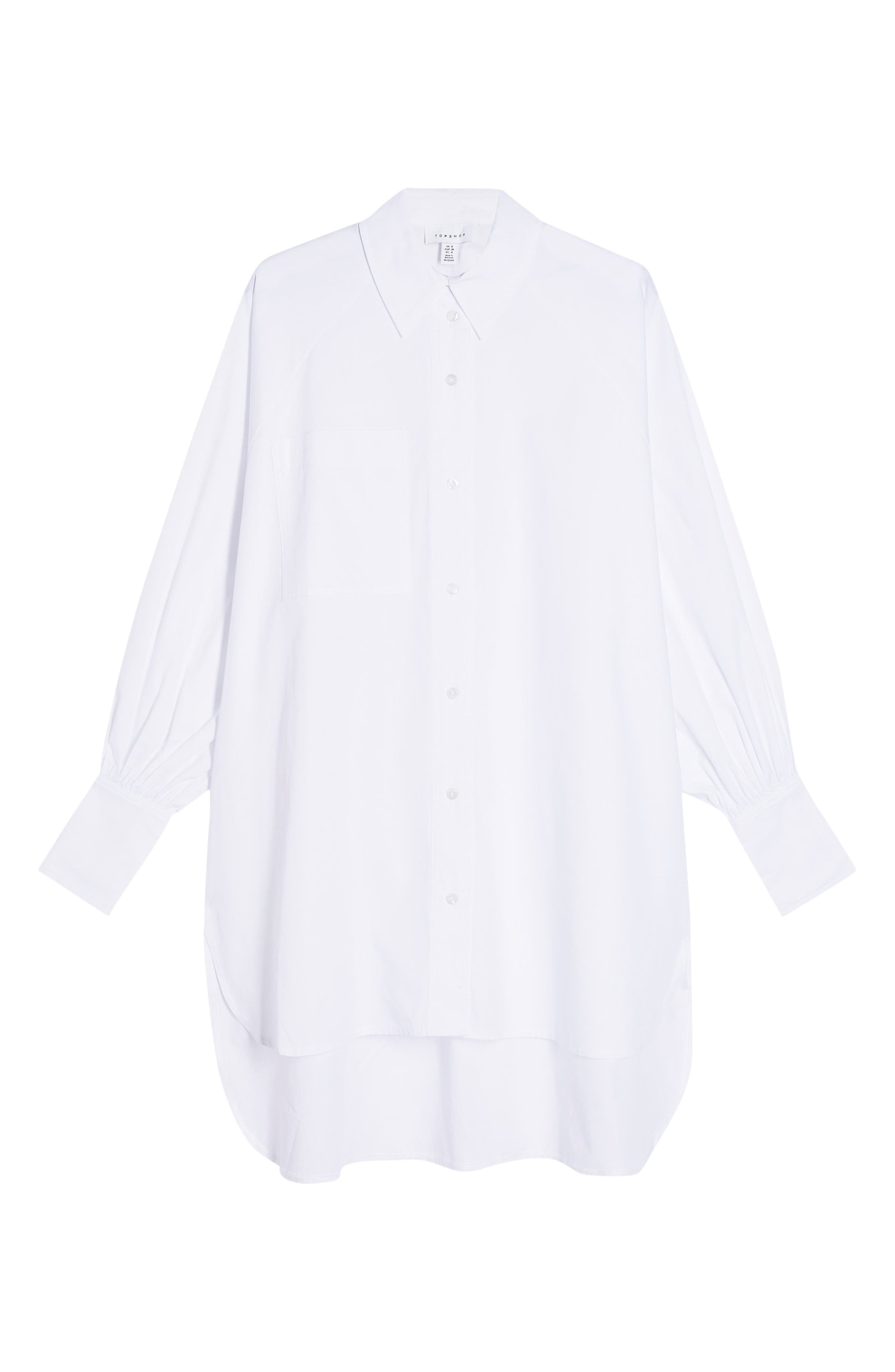 TOPSHOP | Oversize Poplin Shirt | Nordstrom Rack