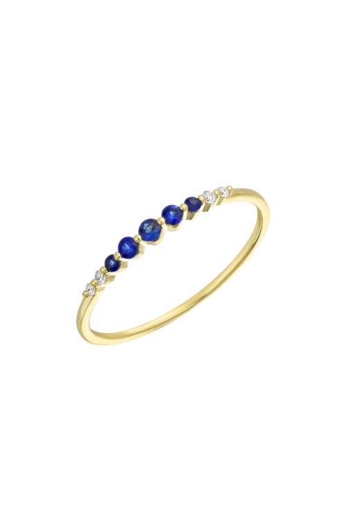 Bony Levy Graduated Sapphire Ring 18K Yellow Gold at Nordstrom,