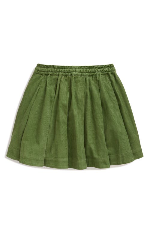 Shop Mini Boden Kids' Cotton Corduroy Twirly Skirt In Iguana Green Cord