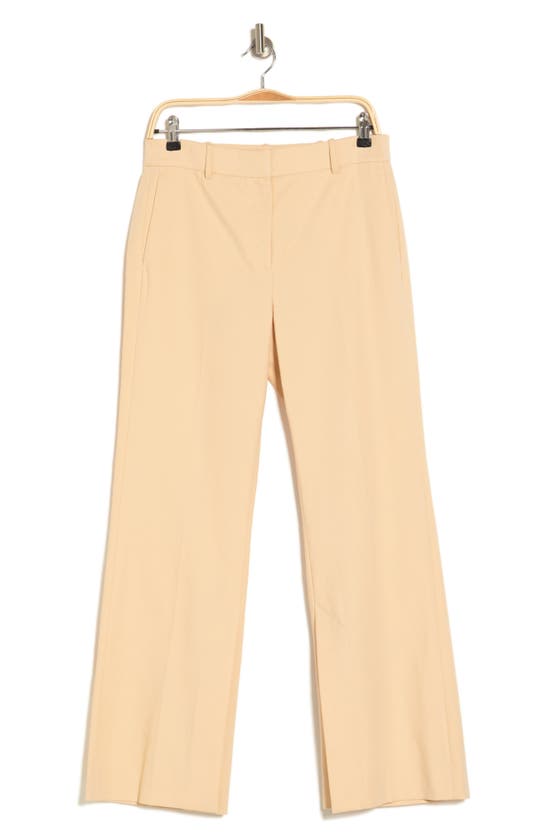 Shop Rebecca Taylor Flare Pants In Straw