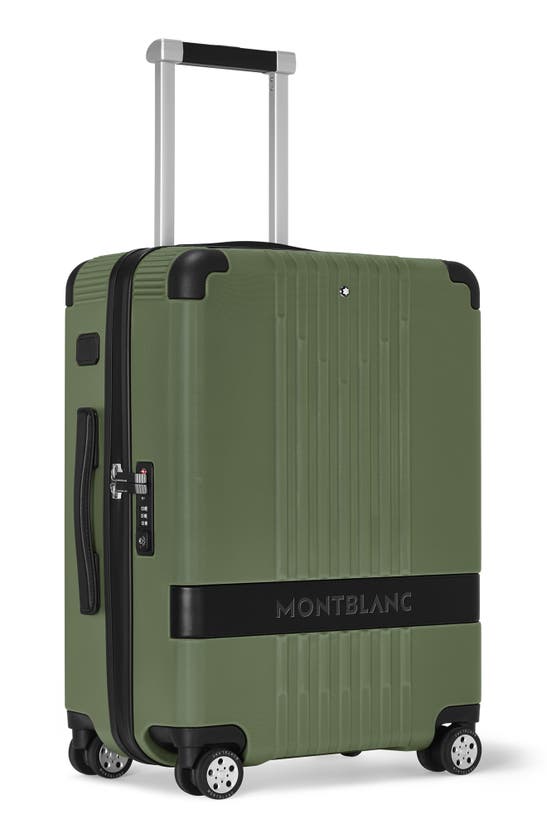 Shop Montblanc My4810 Cabin Trolley Carry-on Suitcase In Green