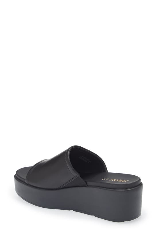 Shop Geox Xand Platform Wedge Slide Sandal In Black