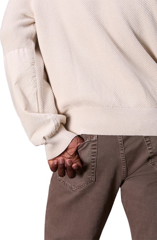 Shop Rag & Bone Dexter Washed Crewneck Sweater In Ivory