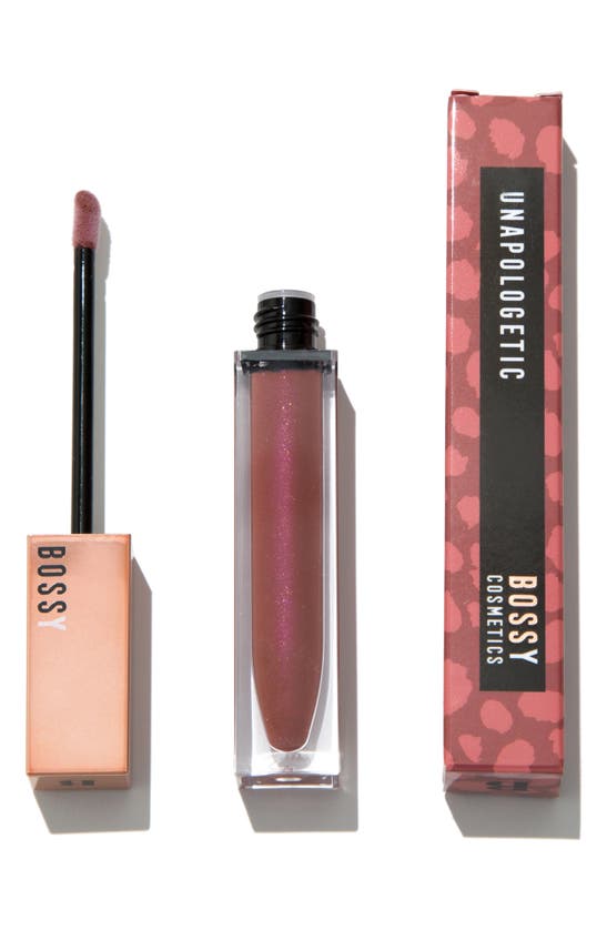 Shop Bossy Cosmetics Power Woman Essentials Bossy Gloss In Unapologetic