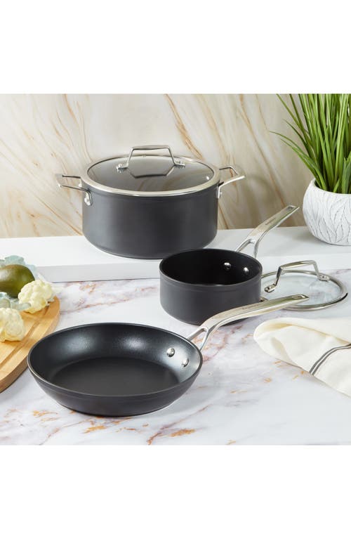 Berghoff Essentials 5-piece Cookware Set In Black