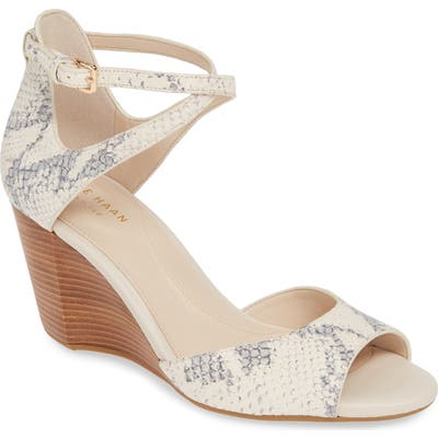 Cole Haan Sadie Grand Wedge Sandal B - Beige