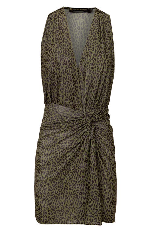 Vix Swimwear Rosewood Karina Cover-up Dress In Olive Multi