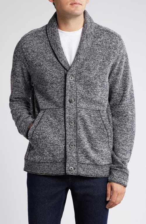 Shop Tommy Bahama Granite Bay Shawl Collar Cardigan In Coal