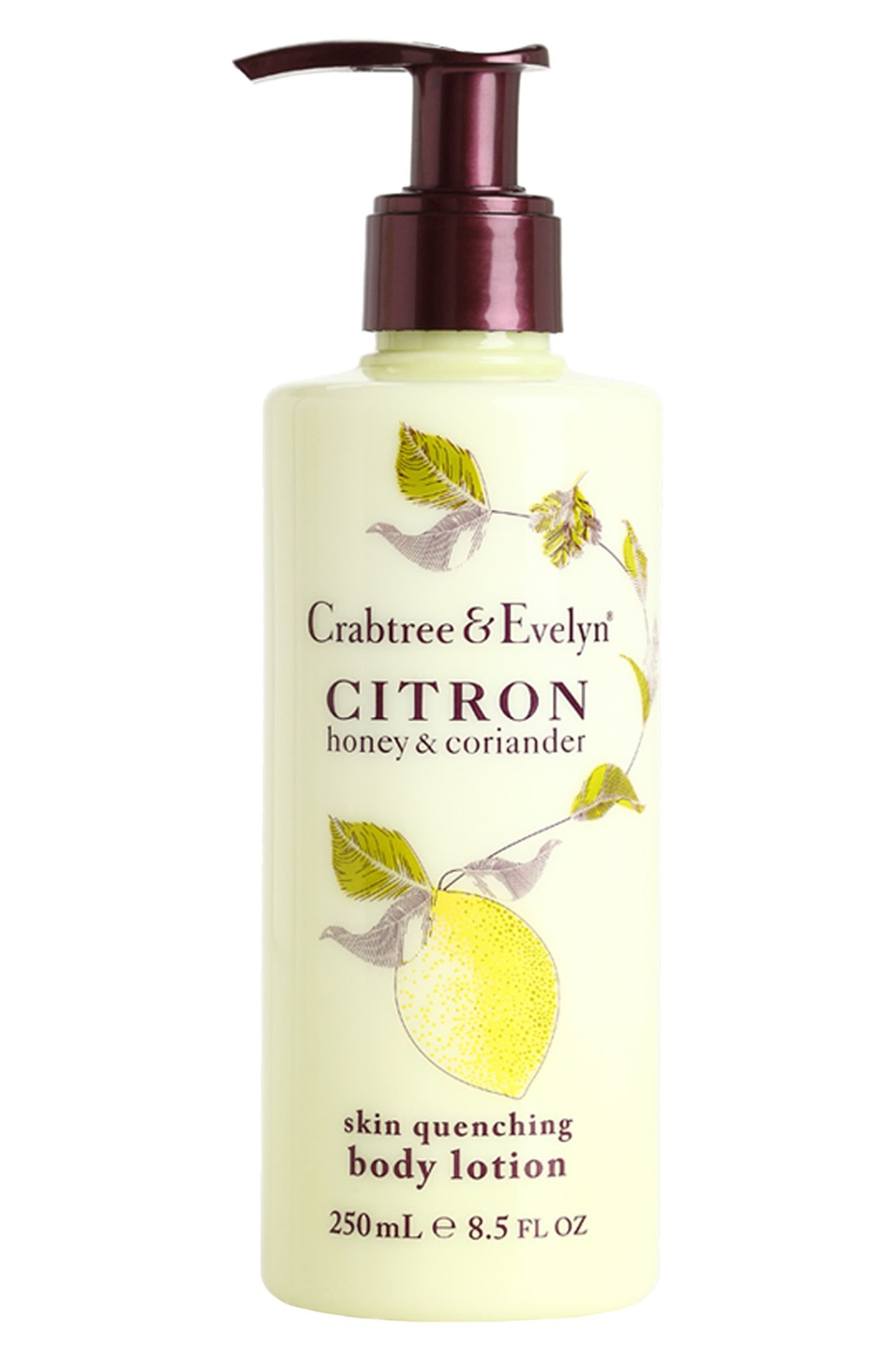 Crabtree And Evelyn Citron And Coriander Body Lotion