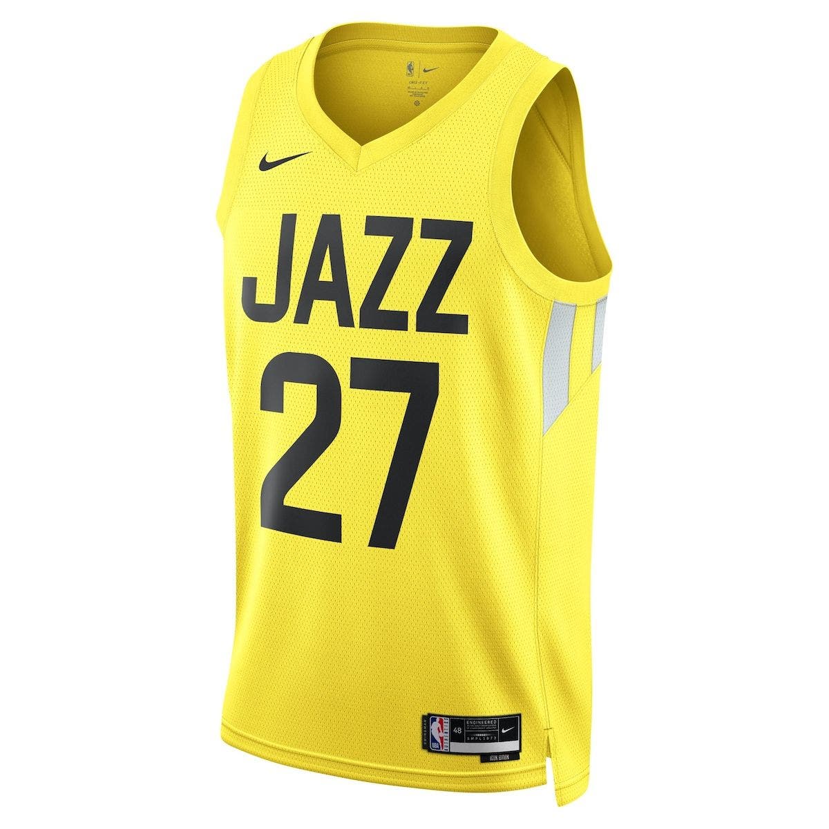 gold utah jazz jersey