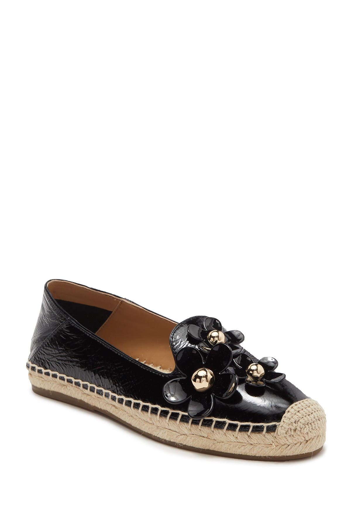 Marc Jacobs Daisy Flat Espadrille In Black