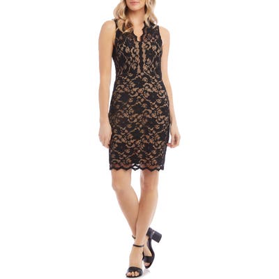 Karen Kane Lace Cocktail Dress, Black