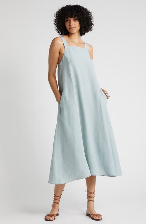 Nordstrom Sleeveless A-line Dress In Blue