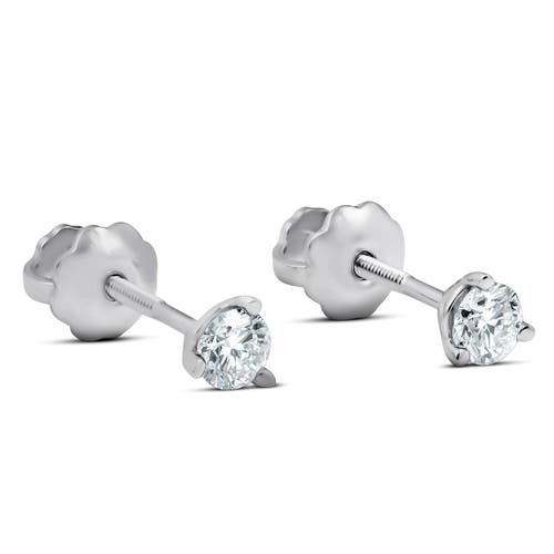 Bliss Diamond 1/4ct Lab Grown Diamond Studs 14k Gold In 14k White Gold