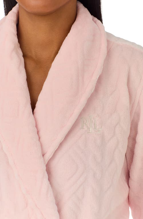 Shop Lauren Ralph Lauren Quilted Robe In Pink