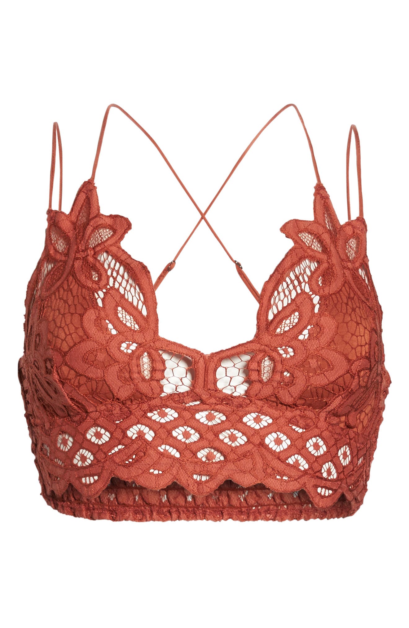 Free People Women's Intimately Fp Adella Frilled Chemise White Size Large