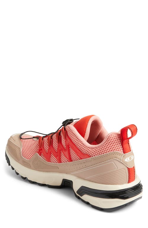 Shop Salomon Gender Inclusive Acs + Og Sneaker In Natural/shortbread/poppy Red