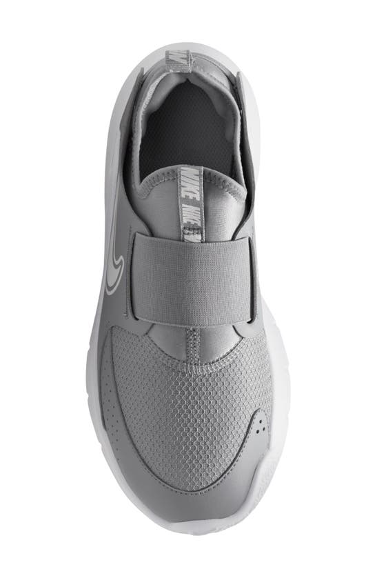 Shop Nike Flex Runner 3 Slip-on Shoe In Wolf Grey/ White
