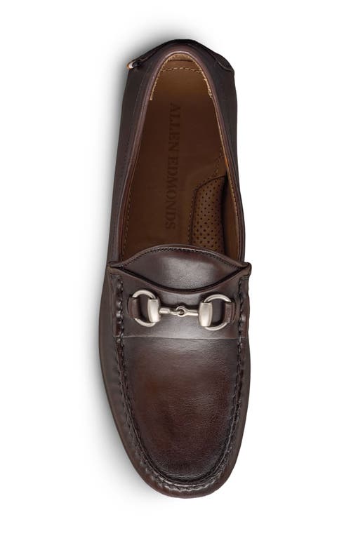 Shop Allen Edmonds Sebastian Bit Driving Loafer In Espresso