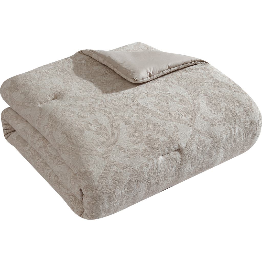 Tahari Camille Jacquard 3-piece Comforter Set In Brown