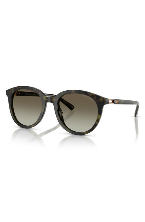 Michael Kors 53mm Round Sunglasses In Jerry Tort