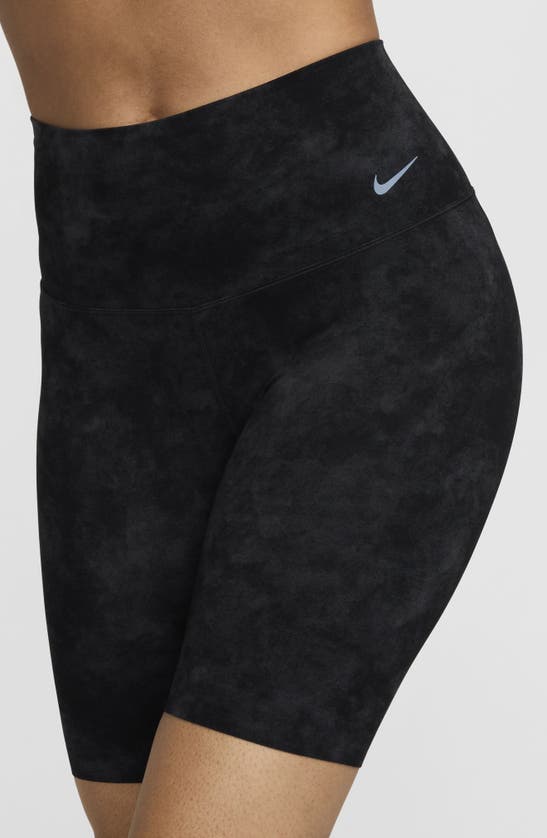 Shop Nike Zenvy Dri-fit Bike Shorts In Black/ Black