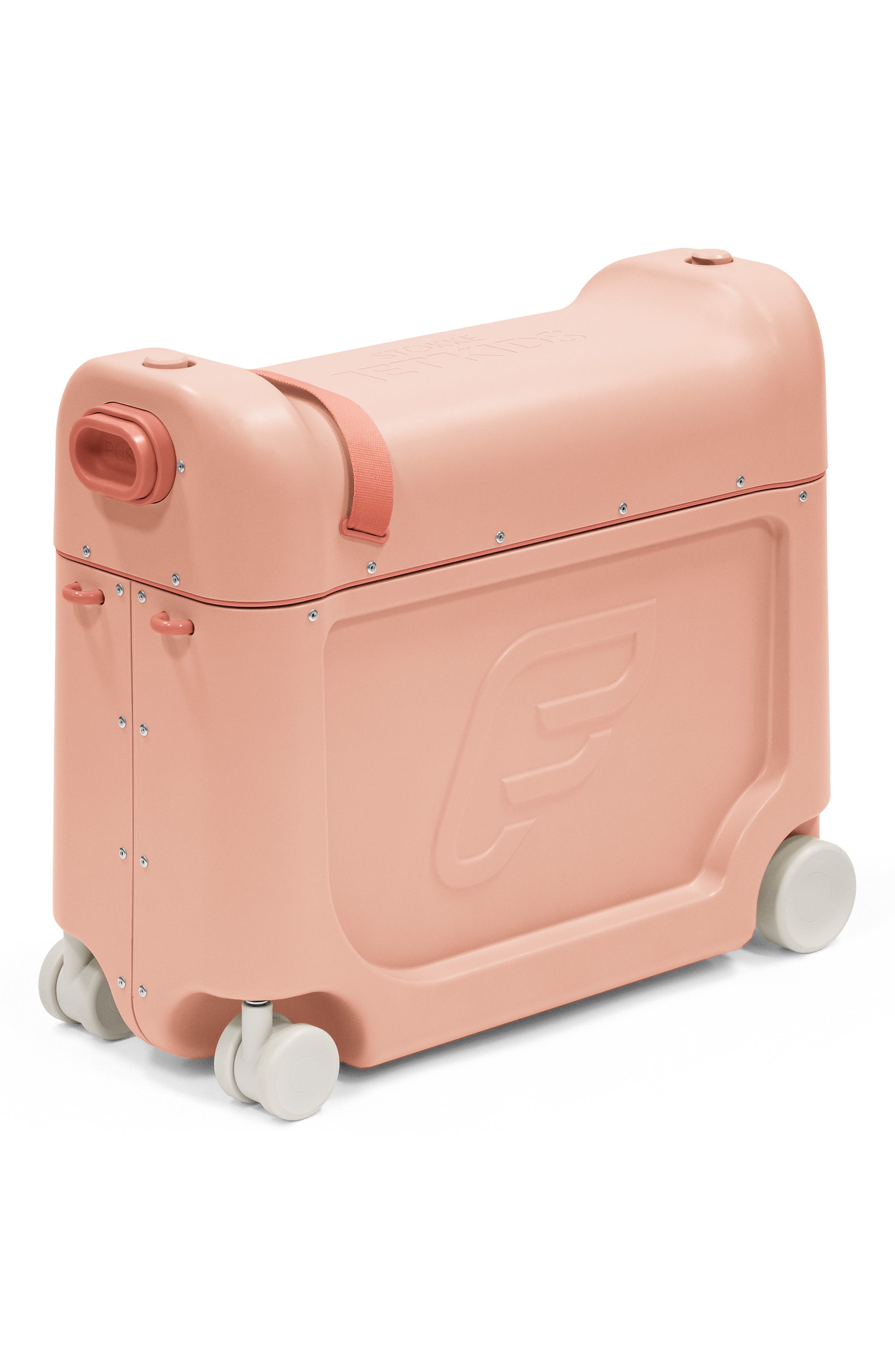 Stokke JetKids BedBox® Ride-On Carry-On Suitcase in Coral 