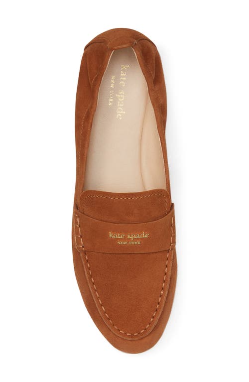 Shop Kate Spade New York Eliza Moc Toe Loafer In Sandalwood