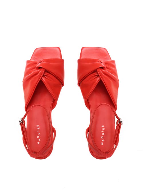 Shop Maguire Mataro Sandal In Bright Red