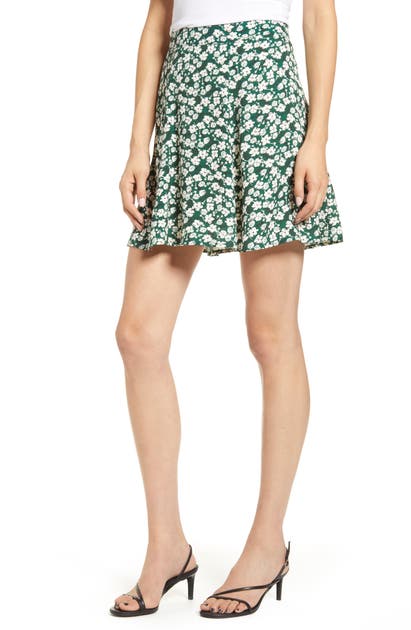 Reformation Flounce Skirt In Cilantro