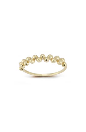 Ember Fine Jewelry 14k Double Row Ball Ring In Gold