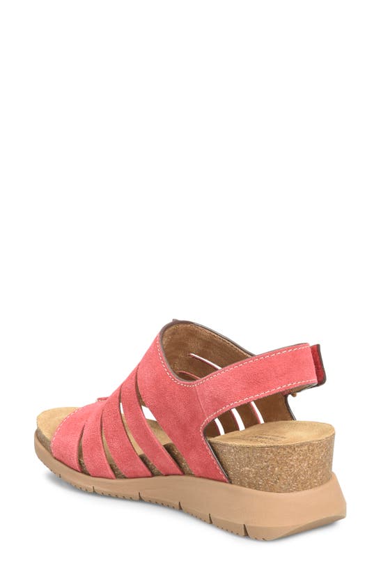 Shop Comfortiva Scottie Slingback Wedge Sandal In Rose