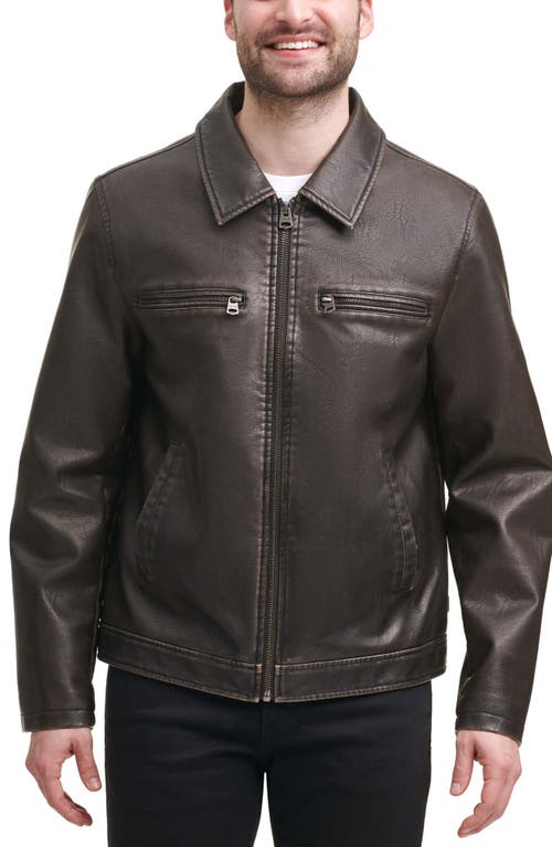 levi's Faux Leather Zip-Up Jacket at Nordstrom,