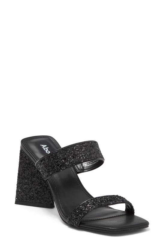 Abound Carina Glitter Sandal In Black Glitter