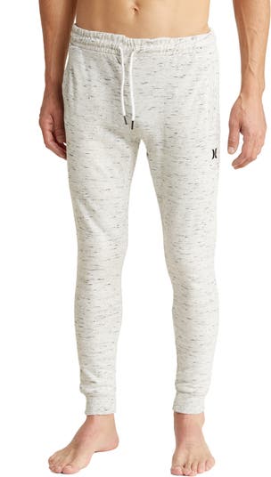 Hurley Mens Boxed Logo Relaxed Fit Fleece Joggers- Black – Johns