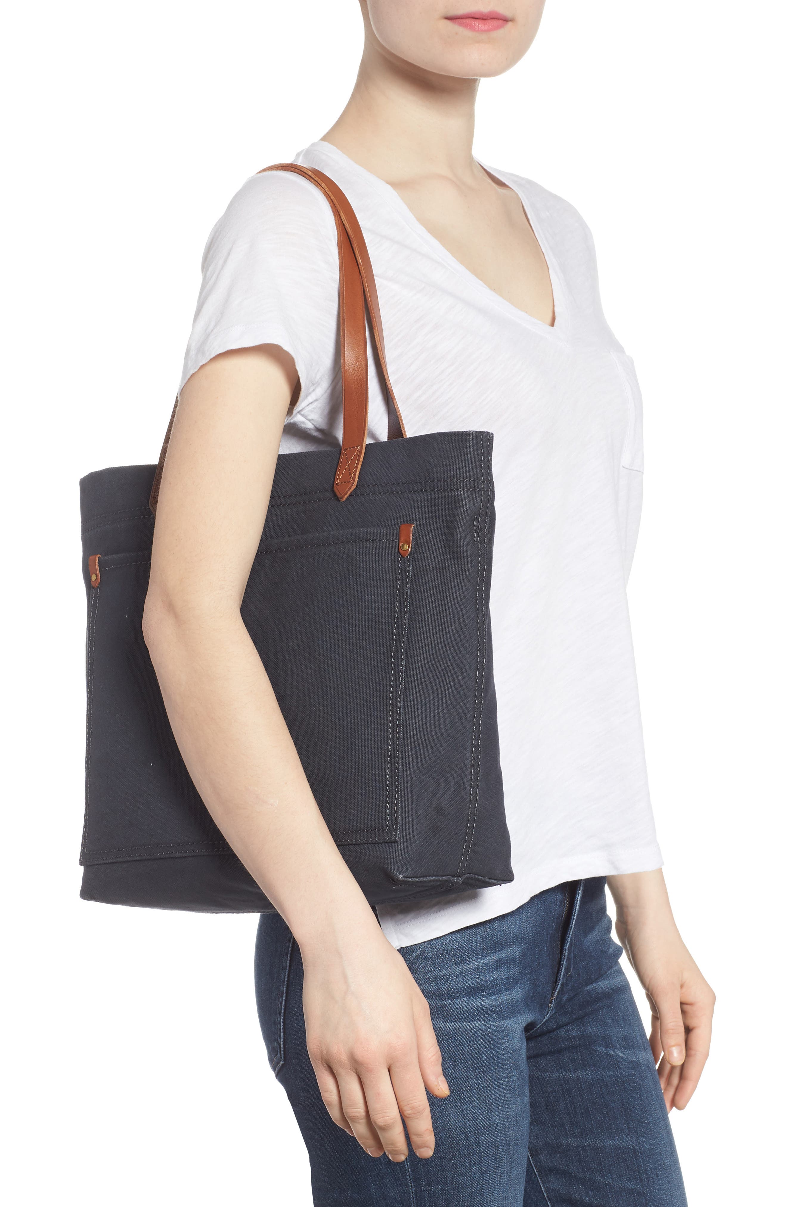 madewell medium canvas tote